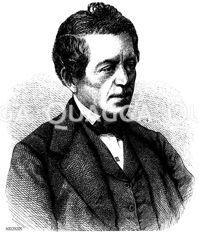 David Friedrich Strauß (geb. 27. Januar 1808, gest. 8. Februar