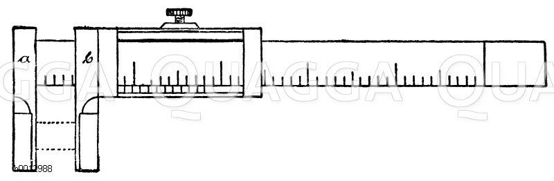 Kalibermaßstab oder Schublehre [Digital]
