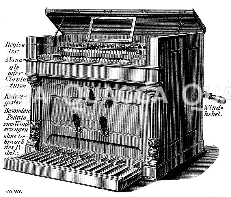 Harmonium mit Knieregister [Digital]