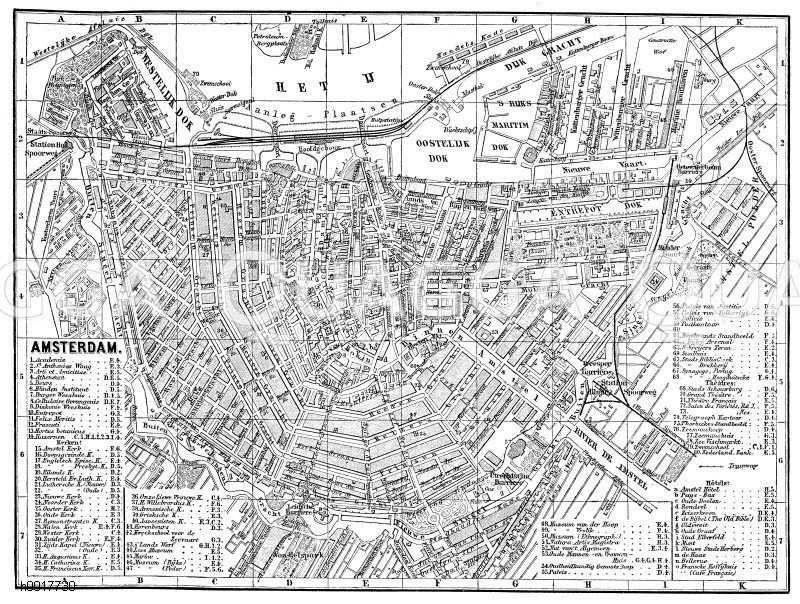 Amsterdam: Stadtplan [Digital]