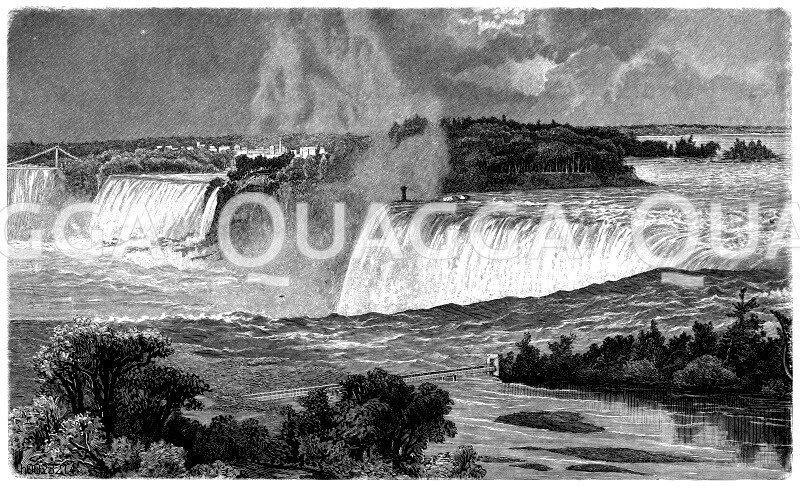 Niagarafall von der kanadischen Seite aus gesehen [Digital]