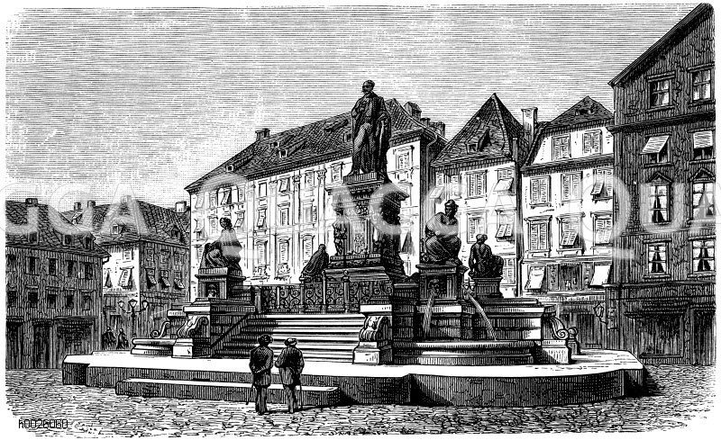 Erzherzog-Johann-Denkmal zu Graz [Digital]