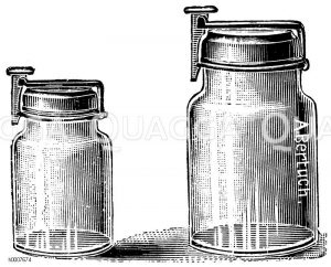 Einmachgläser mit Patentverschluss