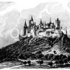 Burg Hohenzollern Zeichnung/Illustration