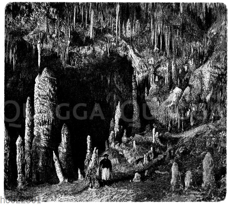 Tropfsteinhöhle von Aggtelek in den Karpaten [Digital]