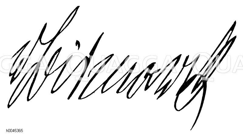 Autograph: Fürst von Bismarck [Digital]