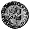 Aurelianus. Münzporträt. Nach Imhoof-Blumer Zeichnung/Illustration