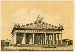 Templum Jovis Capitolini Zeichnung/Illustration