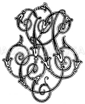 Monogramm KS Zeichnung/Illustration