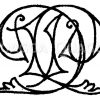 Monogramm DP Zeichnung/Illustration