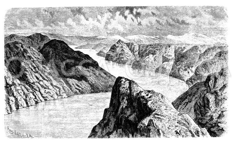 Am Lyster- Fjord Zeichnung/Illustration