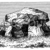 Dolmen aus Südschweden Zeichnung/Illustration