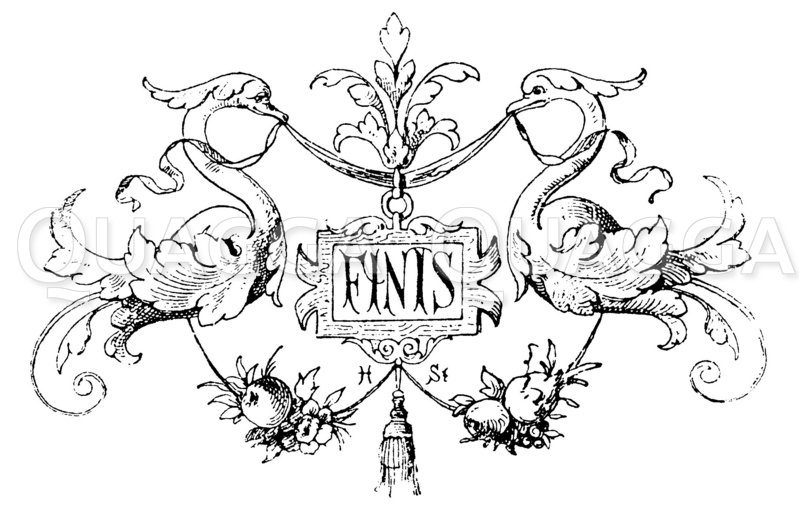 Vignette: Finis Zeichnung/Illustration