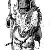 Eskimo mit Maske