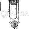 Differenzialflaschenzug mit Gallischer Kette