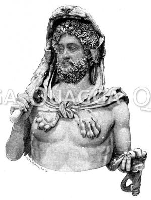 Büste des Commodus als Herkules. Original im kapitolinischen Museum