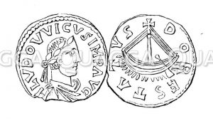 Kaisermünzen: Münze Ludwigs des Frommen