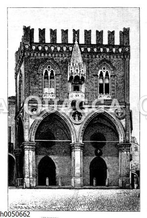 Mercanzia oder Loggia dei Mercanti in Bologna