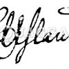 Ludwig Uhland. Autograph