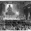 Buddha-Verehrung im Kloster der tausend Lamas zu Peking