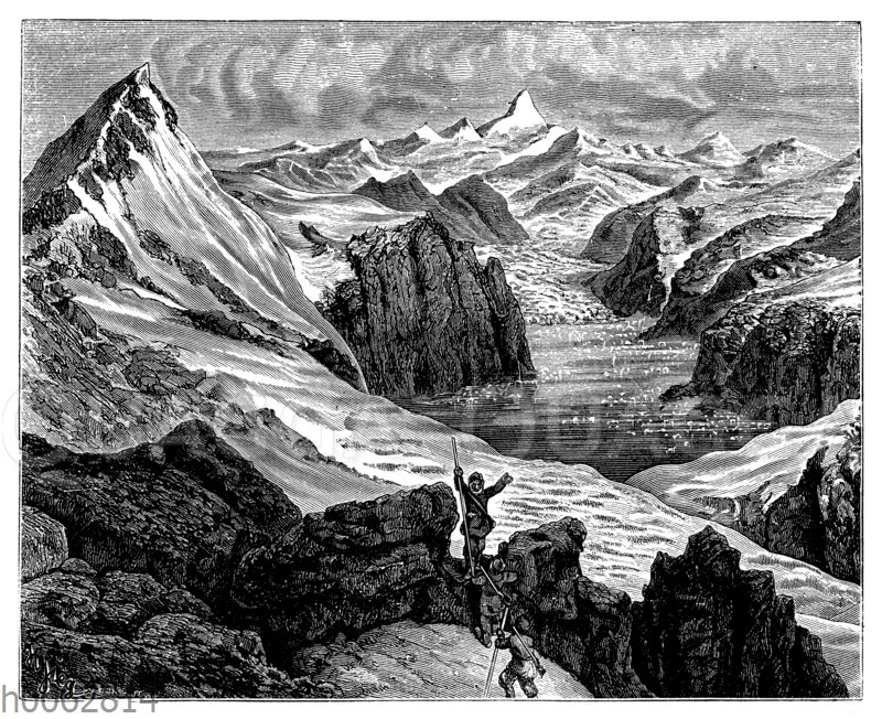 Kaiser Franz Joseph-Fjord und Petermannspitze in Ostgrönland