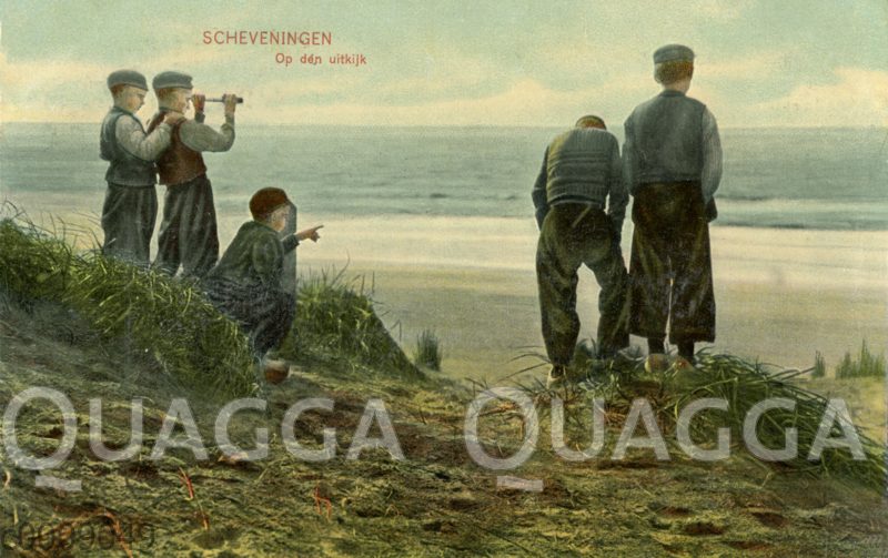 Scheveningen: Jungen am Aussichtspunkt