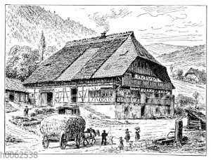 Allemannisches Haus im Schwarzwald