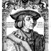 Kaiser Maximilian I. Holzschnitt von Albrecht Dürer