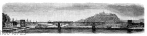 Rheinbrücke bei Koblenz (1864)