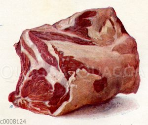 Fleisch: Rippenstück (Kotelett) vom Schwein