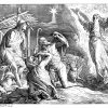 Den Hirten wird Christi Geburt verkündet