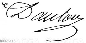 Georges Danton: Unterschrift