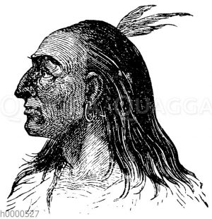 Porträt eines Indianers