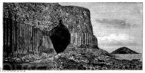 Basalt: Fingalshöhle auf der Insel Staffa