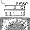 Dorisches Säulenkapitell. Italienische Renaissance.Nach Barozzi da Vignola.