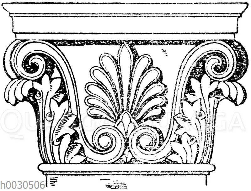 Griechisch-korinthisches Pilasterkapitell.