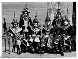 Die birmanische Gesandtschaft in Kalkutta (1882)