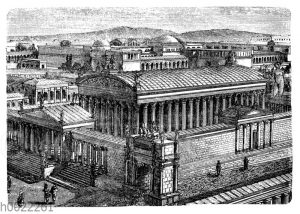 Tempel der Vernus und Roma