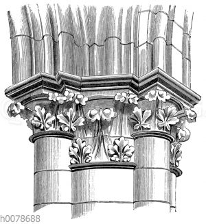 Frühgotisches Pilasterkapitell