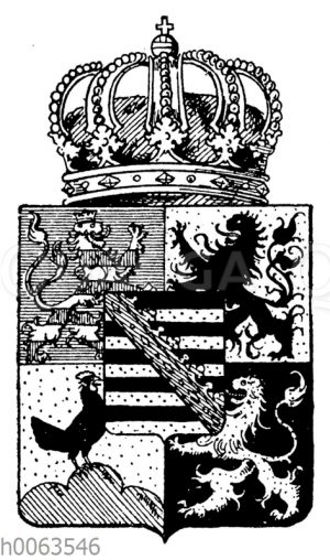 Wappen von Sachsen-Coburg-Gotha