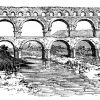 Aquädukt (Pont du Gard) bei Nimes