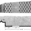 Bekleidung und Grundriss der Wand eines Palastes zu Warka am unteren Euphrat