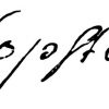 Klopstock: Autograph