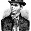 Porträt eines Tschechen mit Hut