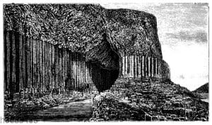 Basalt: Fingalshöhe auf der Insel Staffa