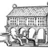 Bronzener Lampenträger