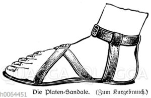 Platen-Sandale