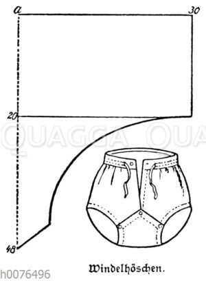 Windelhöschen: Schnittmuster