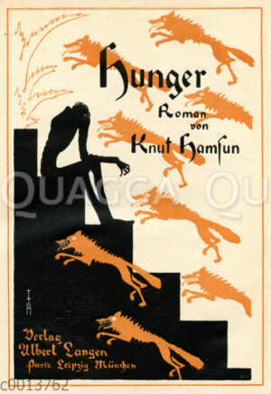 Buchumschlag zu 'Hunger' von Hamsun vonThomas Theodor Heine